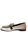 Mocassino con applicazione in velluto beige - Yara
