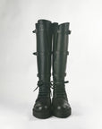 High amphibian boot with straps and laces - James