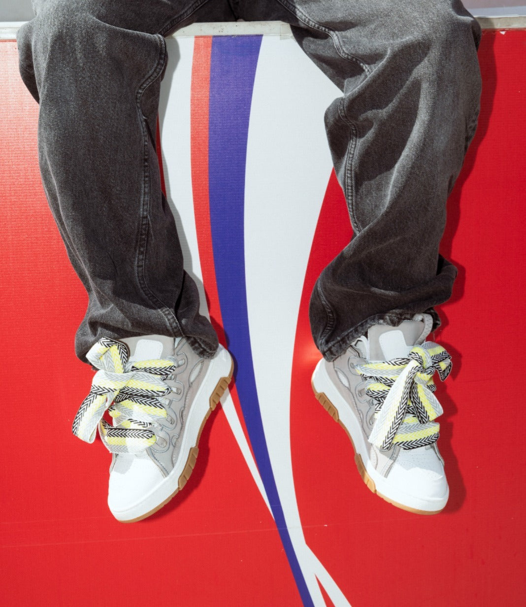 Sneakers con lacci multicolor - Alexia SPS