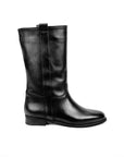 Bottine à bandes latérales en cuir noir - Lizzie New