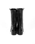 Bottine à bandes latérales en cuir noir - Lizzie New