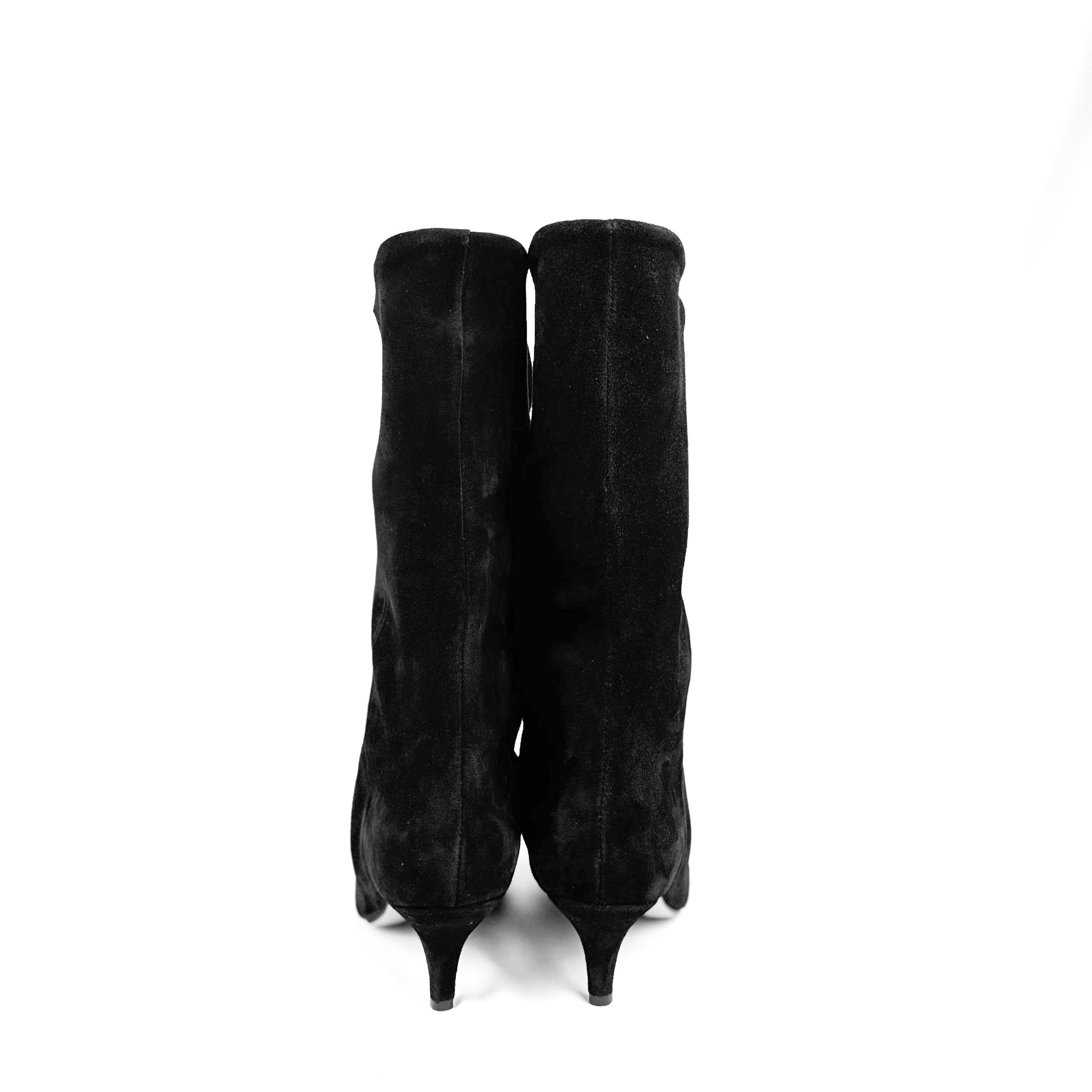 Stivaletto con piega in camoscio - Suele New