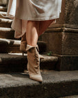 Stivaletto con piega in camoscio - Suele New
