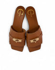 Ciabatta con dettaglio oro - Paris SS25