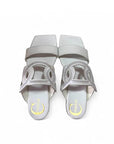 Ciabatta con fascia geometrica - Particular SS25
