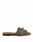 Ciabatta con dettaglio oro - Paris SS25