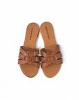Ciabatta con fascia in pelle - Tracy SS25