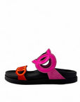 Ciabatta con doppie fasce geometriche in pelle - Grove SS25