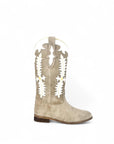 Stivale con ricami e disegni in camoscio - Megan SS25