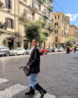 Stivale con piegone cintura in pelle - Zuleika
