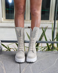 Anfibio in camoscio beige - Ambra