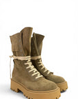 Amphibious boot with mole suede pocket - Maya
