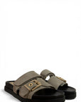 Sandal with straps and gold buckle - Katy SS25