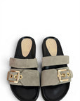 Sandal with straps and gold buckle - Katy SS25