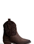 Low Texan in suede - Sahara low