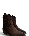 Low Texan in suede - Sahara low