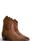 Low Texan in suede - Sahara low