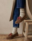 Suede fringed loafer - Velvet
