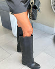 Stivale in pelle nero - Melody