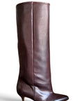 Botte en cuir marron foncé - MRS SMALL New