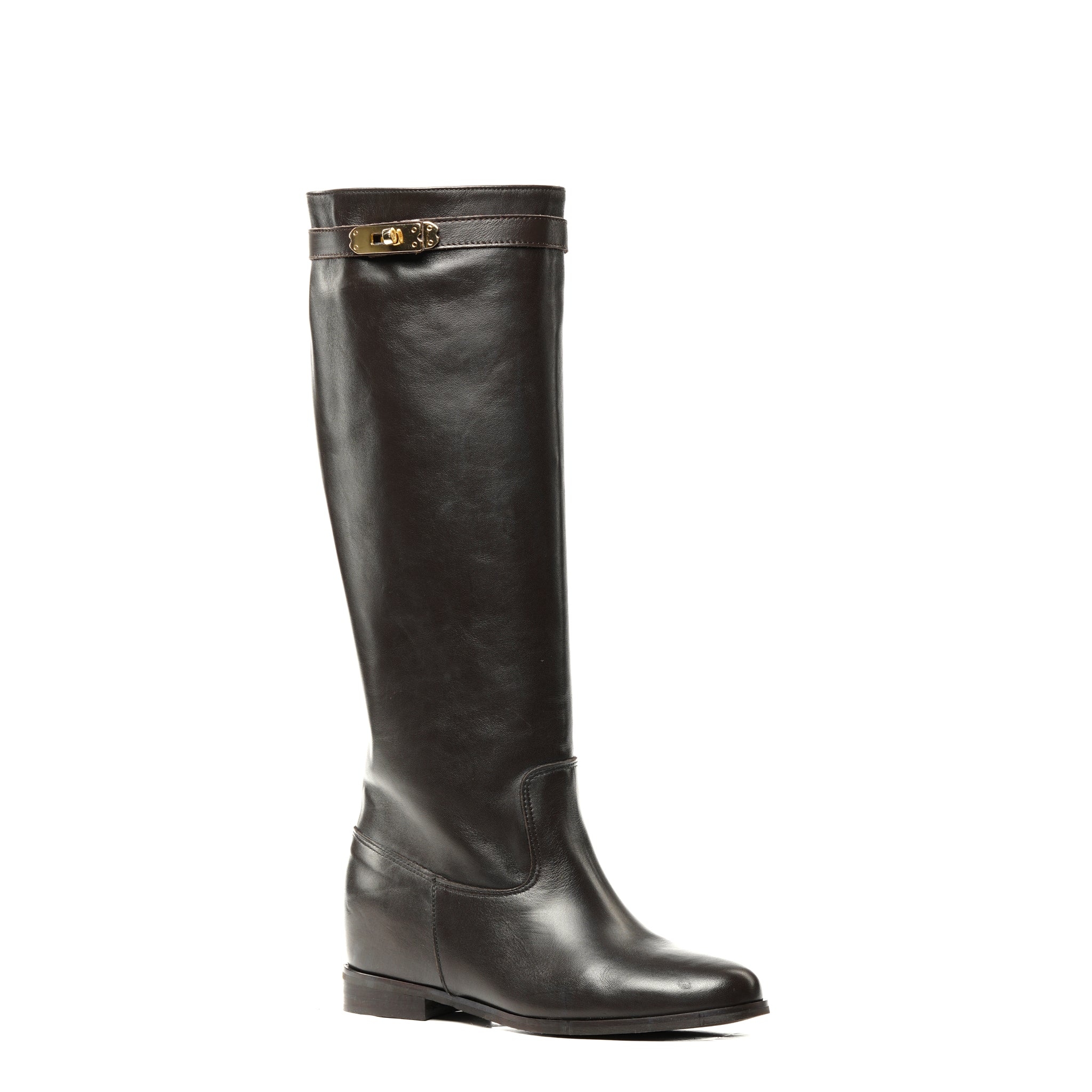 Alexoo Biker Neri Borchie Beatrix Stivali Fango BEATRIX Stivali