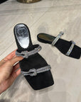 Suede-soled slipper - Rosy SS25