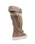 Stivale sportivo in camoscio taupe - Angie SPS