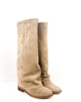 Stivale con piegone in camoscio - Marchal New