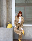 Sabot en daim jaune - Dandy
