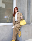 Sabot en daim jaune - Dandy