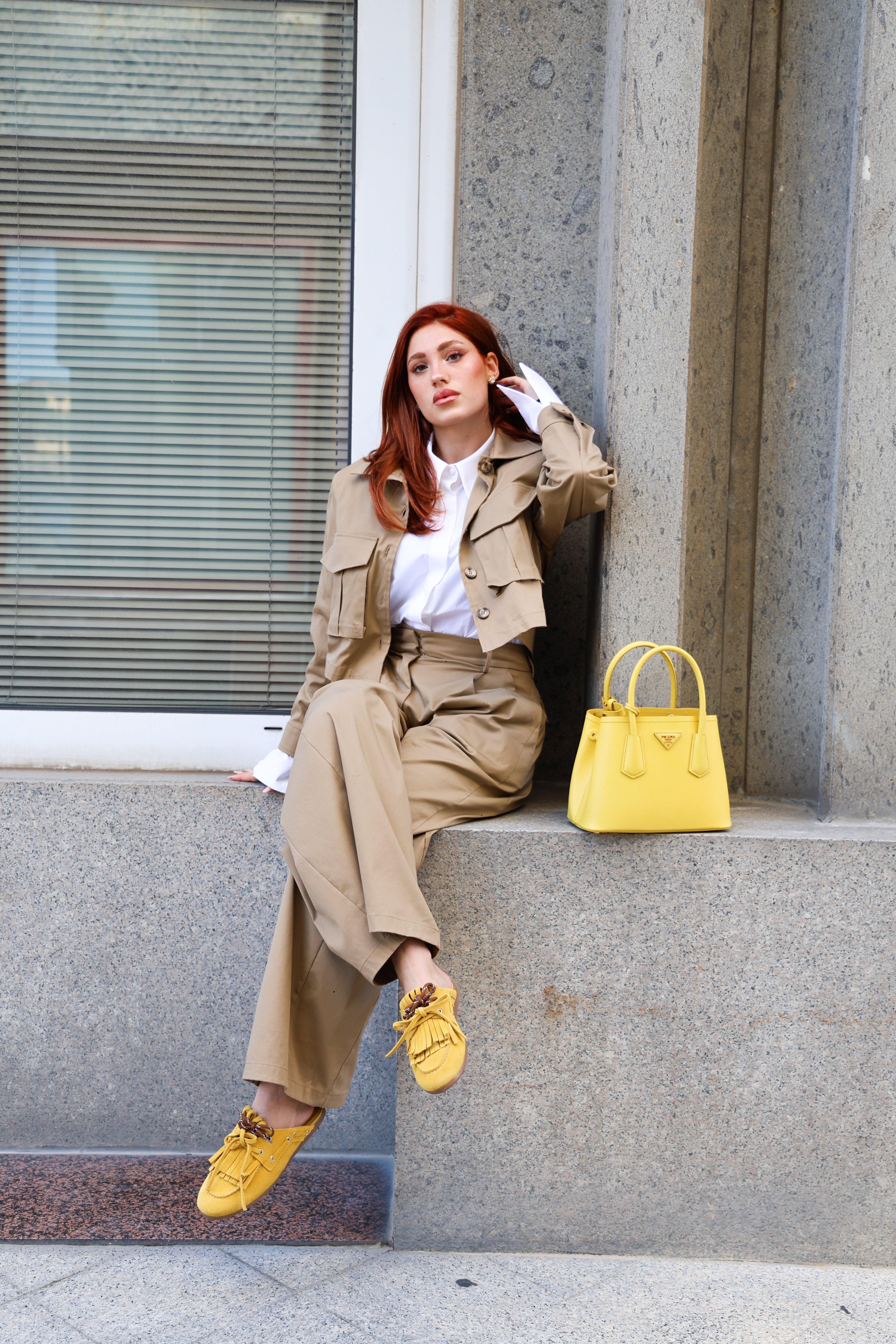 Sabot en daim jaune - Dandy