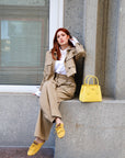 Sabot en daim jaune - Dandy
