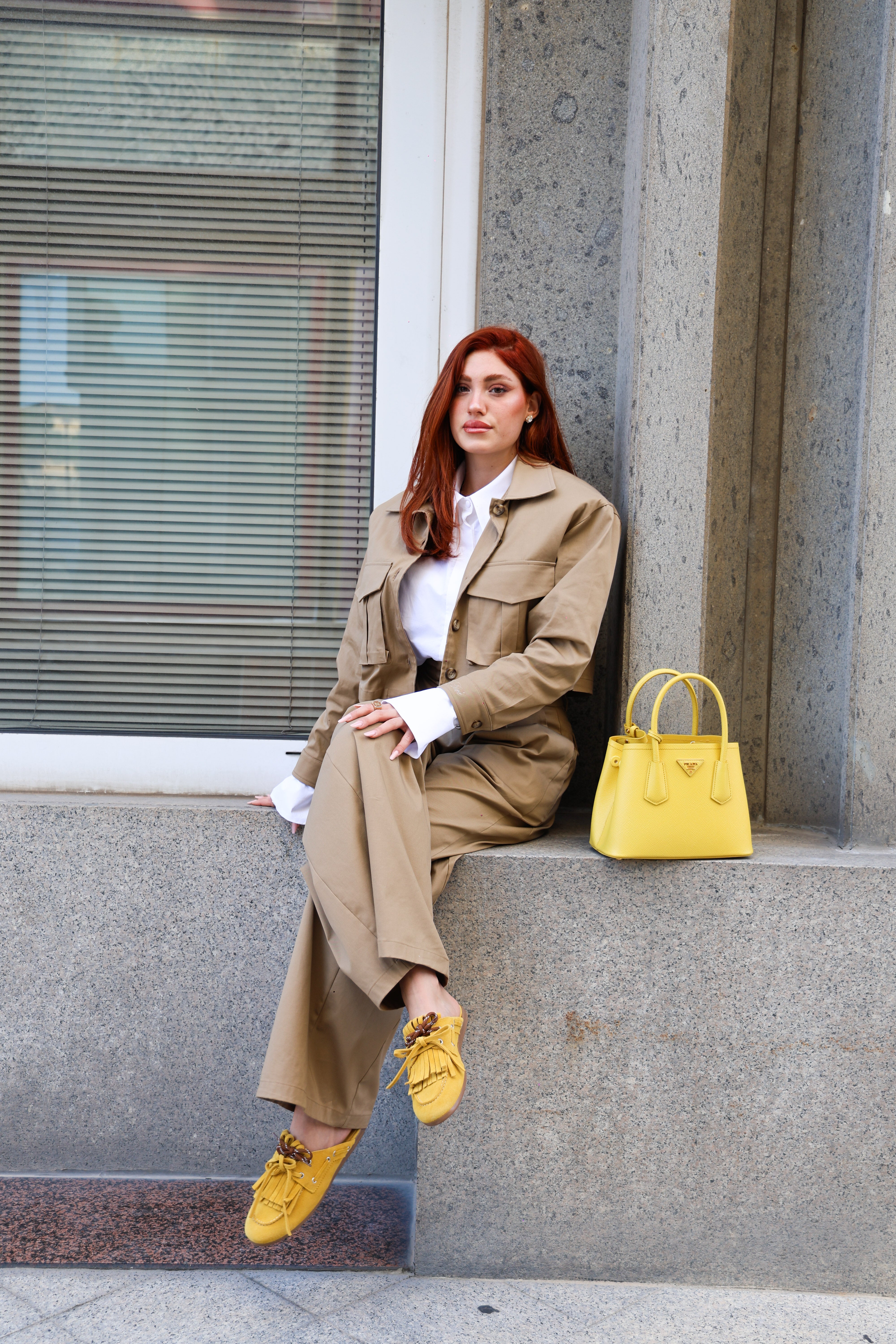 Sabot en daim jaune - Dandy