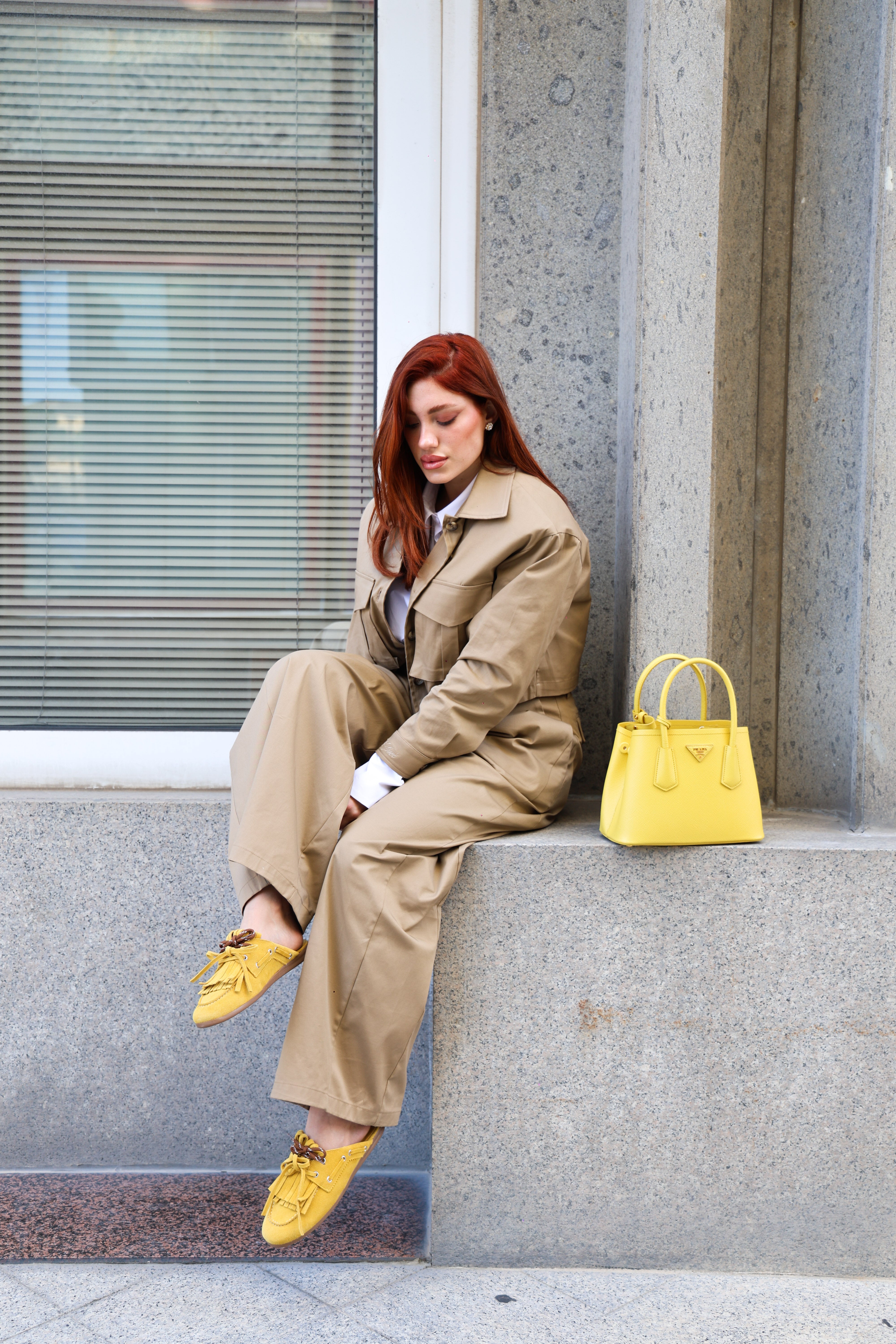 Sabot en daim jaune - Dandy