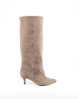 Stivale in camoscio taupe - MRS SMALL New