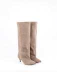 Stivale in camoscio taupe - MRS SMALL New