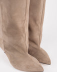 Stivale in camoscio taupe - MRS SMALL New