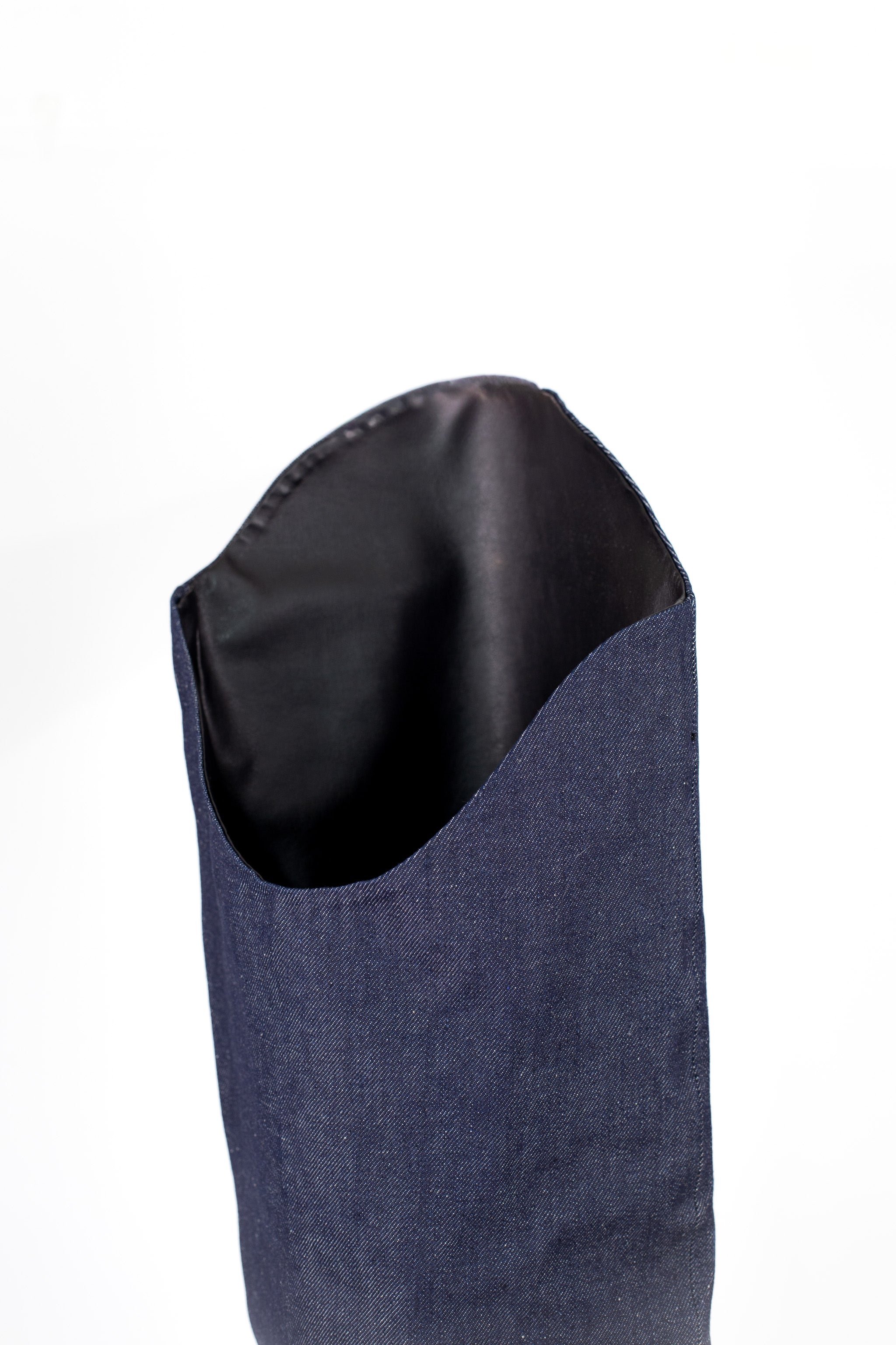 Stivale alto ai fianchi in jeans - MRS-ALA