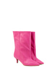 Stivaletto in pelle fucsia - MRS LOW New