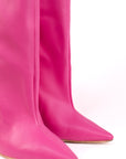 Stivaletto in pelle fucsia - MRS LOW New