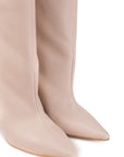 Stivale in pelle beige - MRS SMALL New