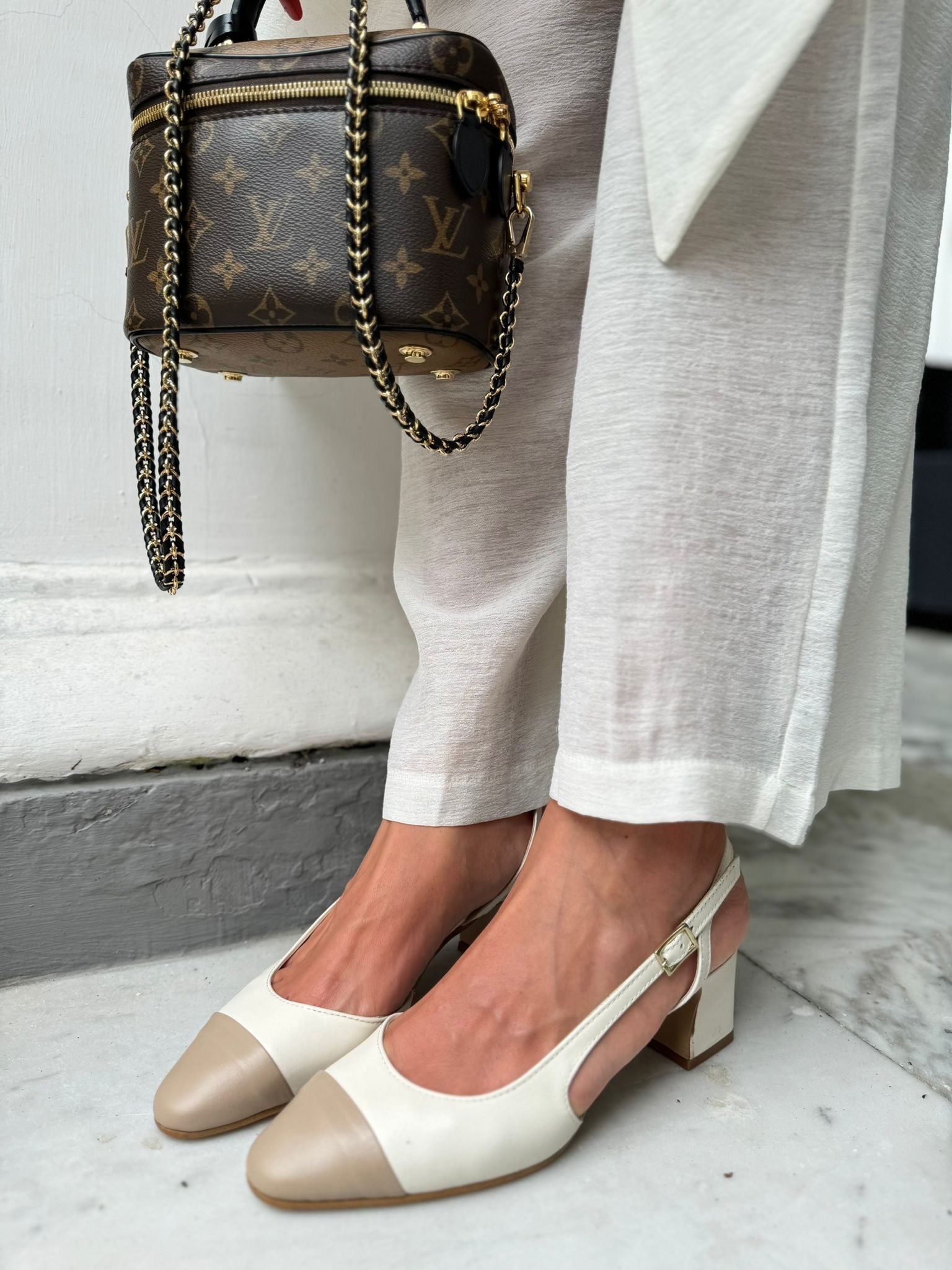 Slingback elegance