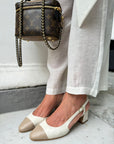 Slingback elegance