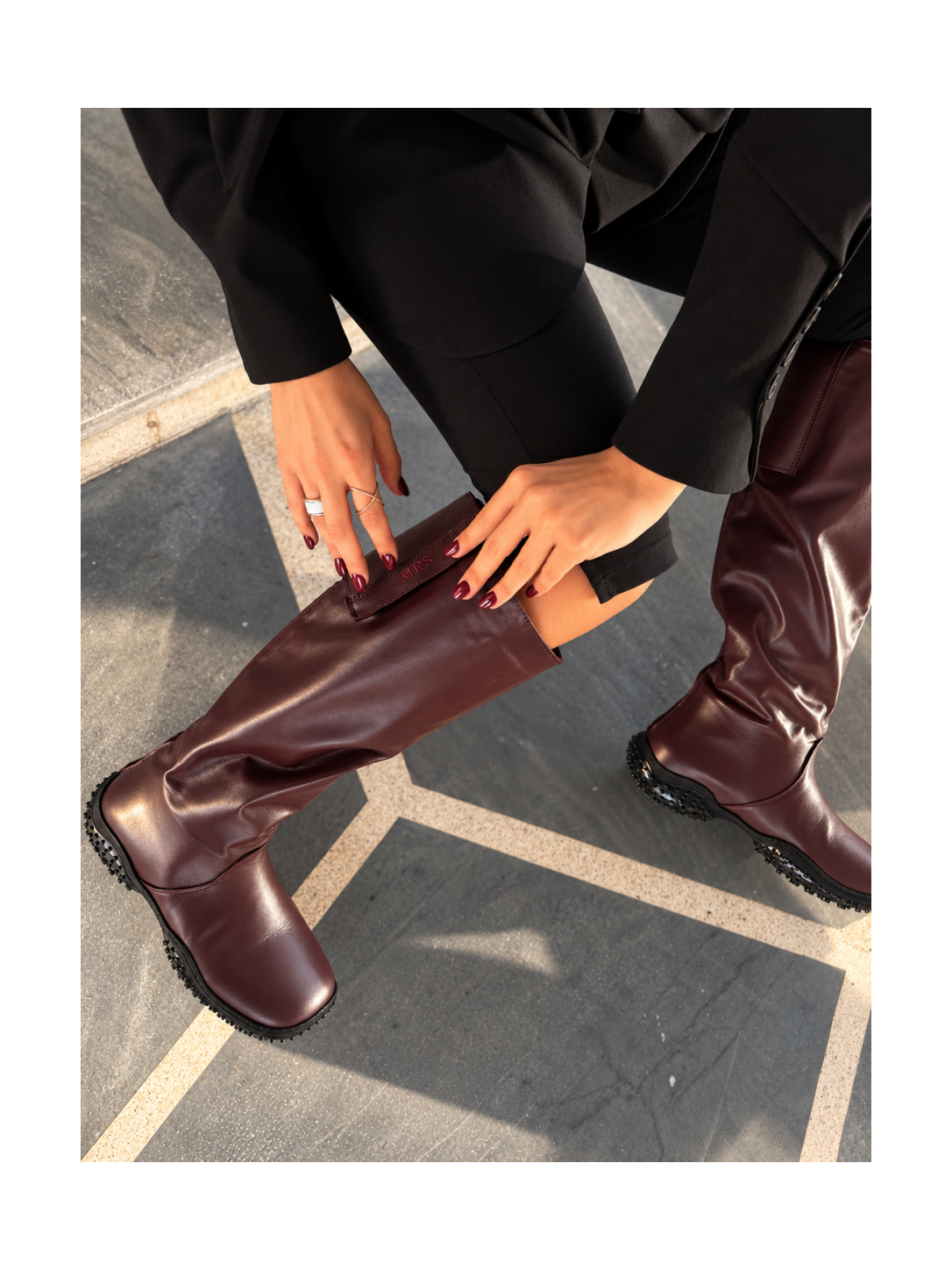 Boots bordeaux - AURA