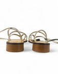 Sandalo basso con lacci e strass - Antea SS25