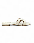 Ciabatta con fascia ad intreccio in pelle - Molly braided SS25