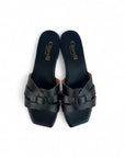Ciabatta con fascia ad intreccio in pelle - Molly braided SS25