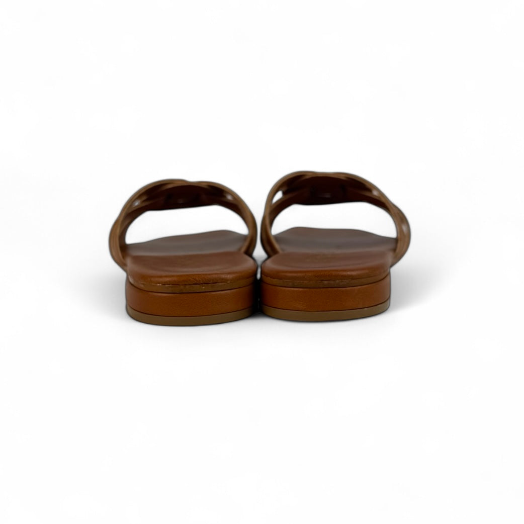 Ciabatta con fascia ad intreccio in pelle - Molly braided SS25