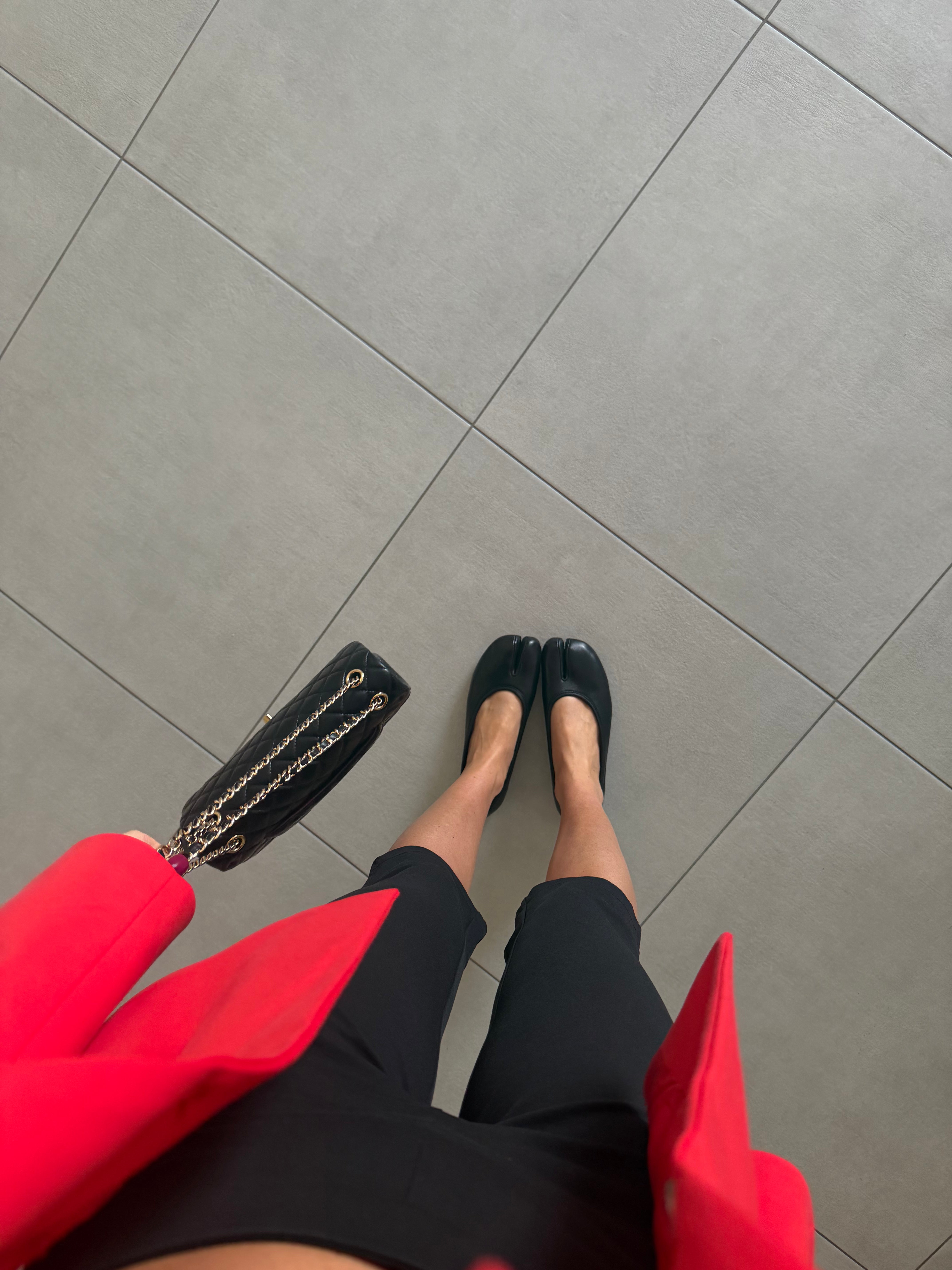 Ballerina in pelle nero - MRS TABI