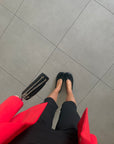 Ballerina in pelle nero - MRS TABI